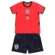 Billige Fotballdrakt England Ollie Watkins #19 Replika Bortedraktsett Barn VM 2026 Kortermet (med bukser)